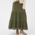Nederdel lang "RaafaSZ" armygrøn - Saint Tropez