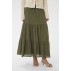 Nederdel lang "RaafaSZ" armygrøn - Saint Tropez