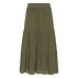 Nederdel lang "RaafaSZ" armygrøn - Saint Tropez