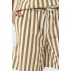 Shorts  "ZalindaSZ" m/ brune & hvide striber - Saint Tropez