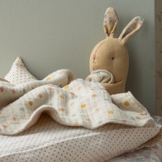 "Lullaby friends" kanin cremegul m/ nusseklud - Maileg