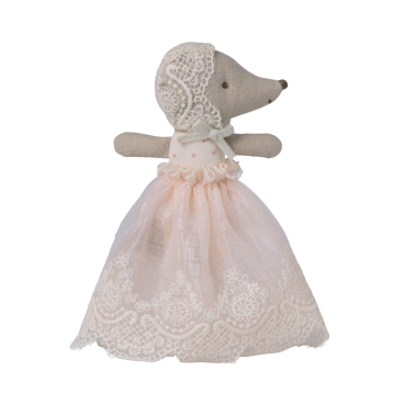 Babymus i babylift - Maileg - Rosa