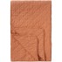 Quilt / vattæppe m/ orange blokmønster - Ib Laursen 130x180