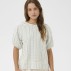 Bluse "RajaSZ" råhvid m/ blåt mønster - Saint Tropez