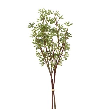 Grene m/ bær bundt á 3 stk., kunstig - Barbara H:56 cm