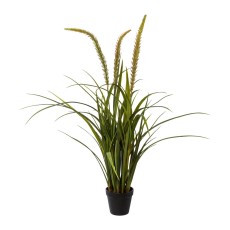 Miscanthus græs plante i potte, kunstig - Barbara - H: 90