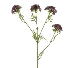 Skærmblomst lilla, kunstig - Barbara H:72 cm
