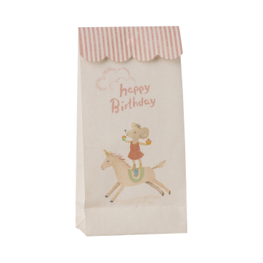 Papirspose / slikpose happy birthday "Unicorn" - Maileg 12 stk.