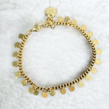 Armbånd - Friihof + Siig Guld - Guld m/ små ringe