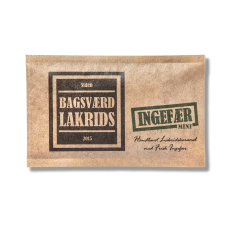 Bagsværd Lakrids ingefær mini håndlavet - 40 gram