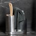 Børste og sæbeholder "Kaki" chrome finish - Nordal