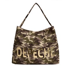 Shopper m/ militær camouflage print - Depeche