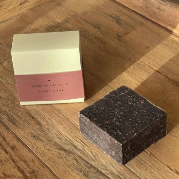 Sæbe scrub nr. 8 "Clary Sage" - Amalie Rosalie ca. 100 gram