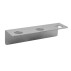 Flaskeholder m/ 3 huller i børstet sølv finish - Meraki L: 23