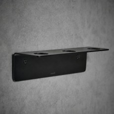 Flaskeholder med 3 huller, sort finish - Meraki