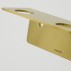 Flaskeholder m/ 2 huller i børstet messing finish - Meraki L: 14,5