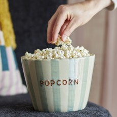 Skål - Chip m/ teksten Pop Corn - Bloomingville H: 13,5