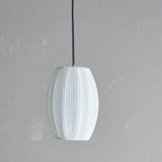 Pendel / loftslampe Pica Hvid m/ sort ledning - Bloomingville H: 28