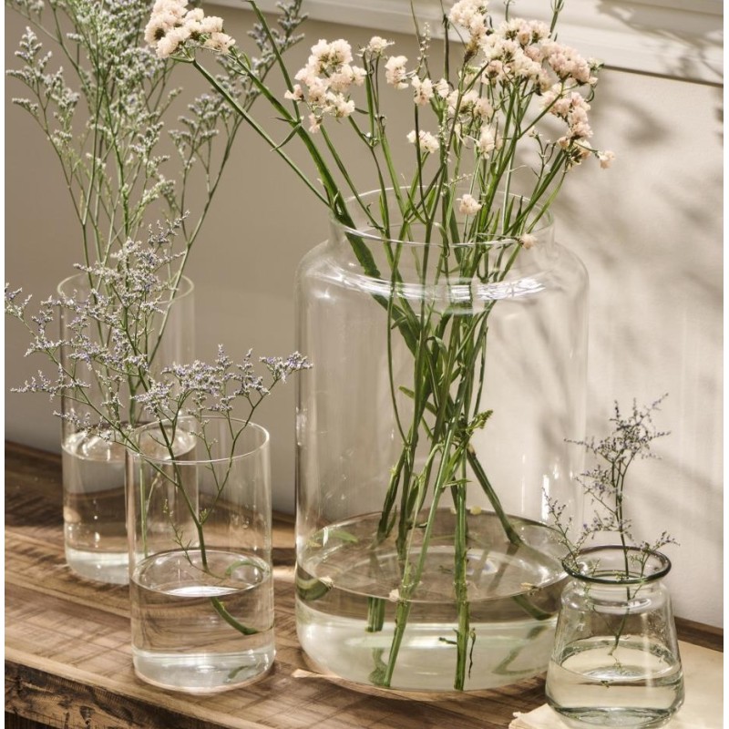 Glasvase i klart glas Flos - Ib Laursen H: 31
