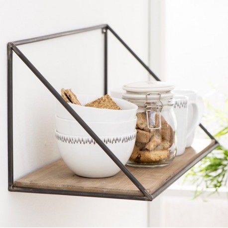 Hylde af metal og træ - Ib Laursen - 25x55